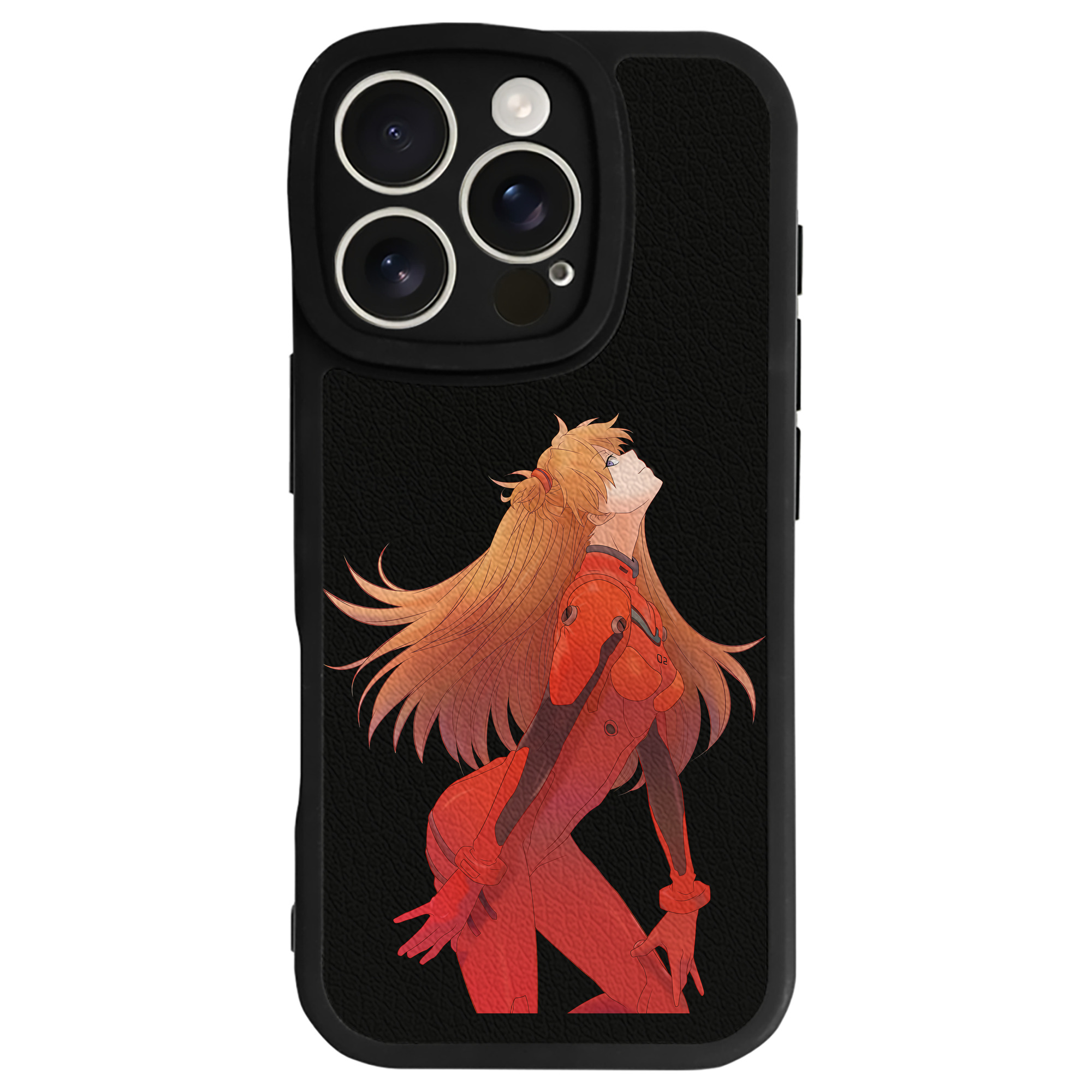 （画像用） EVA 新世紀エヴァンゲリオン 【iPhone 16シリーズ対応】シリコンスマホケース（レザー調） 材質：シリコン